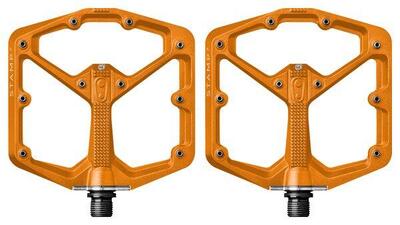 Crankbrothers stamp 7 large flat pedals orange