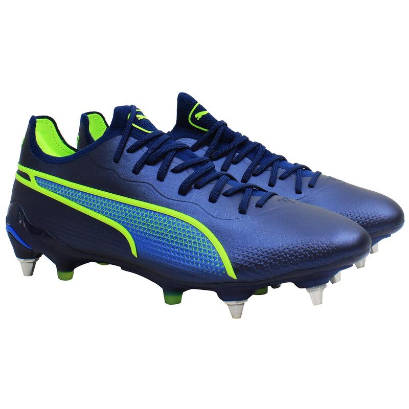 Încălțăminte de fotbal bărbați Puma King Ultimate MxsSG albastru