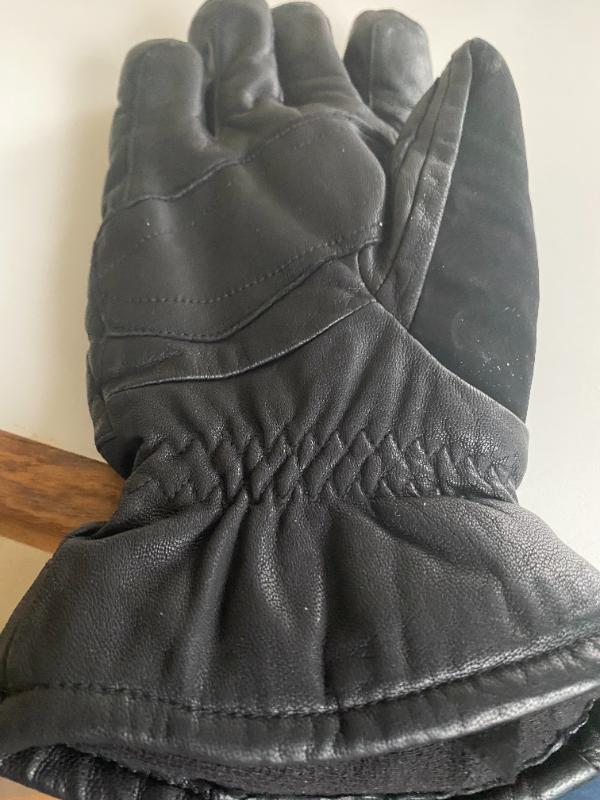 Entre Particuliers - SPYDER GANT DE SKI EN CUIR NOIR 3/3
