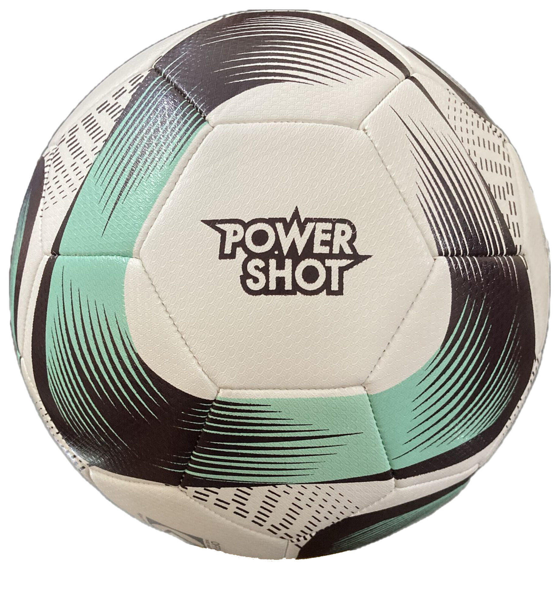 Pacote de 10 bolas de futebol powershot tamanho 3 - bomba e saco grátis