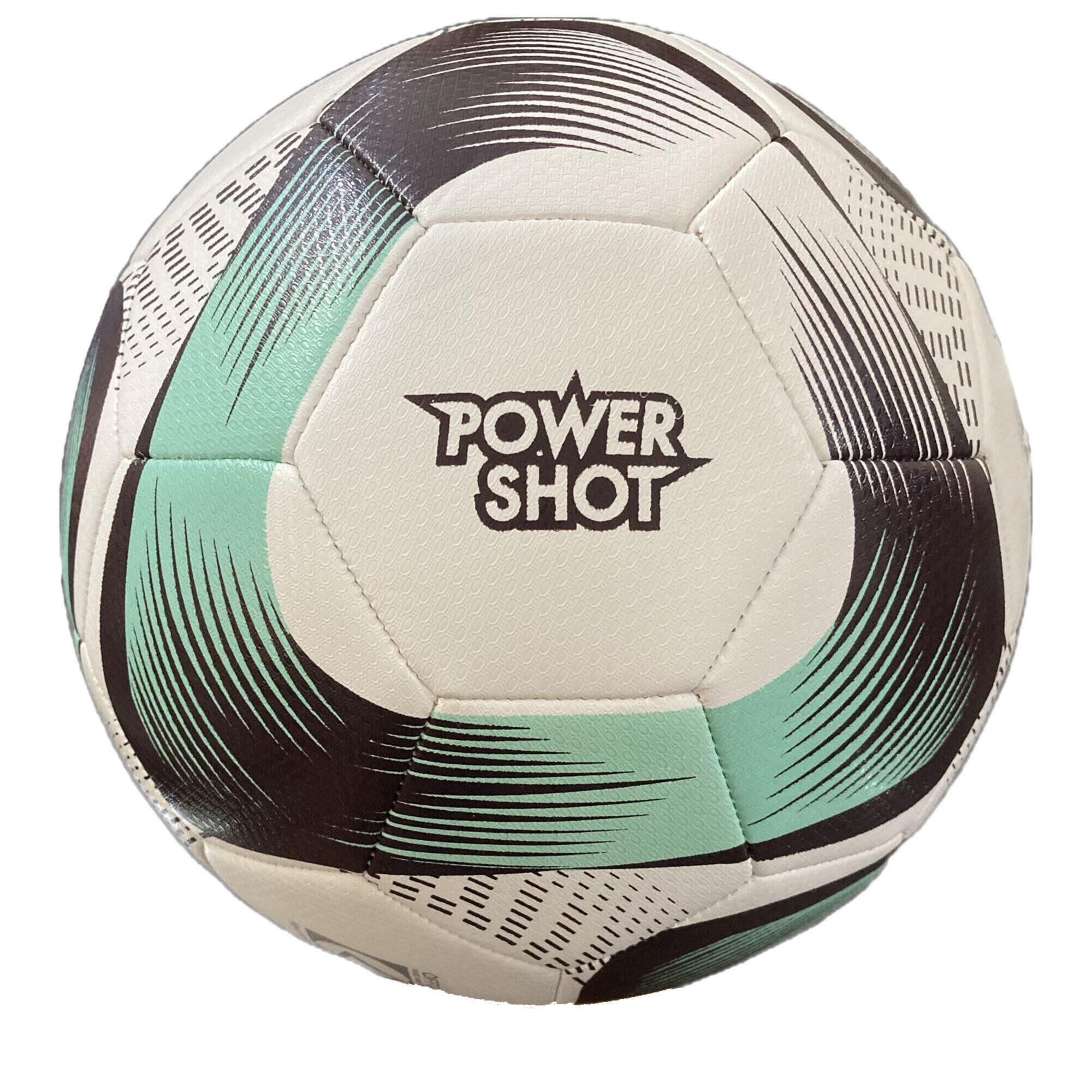Pacote de 10 bolas de futebol Powershot tamanho 3 - bomba e saco GRÁTIS
