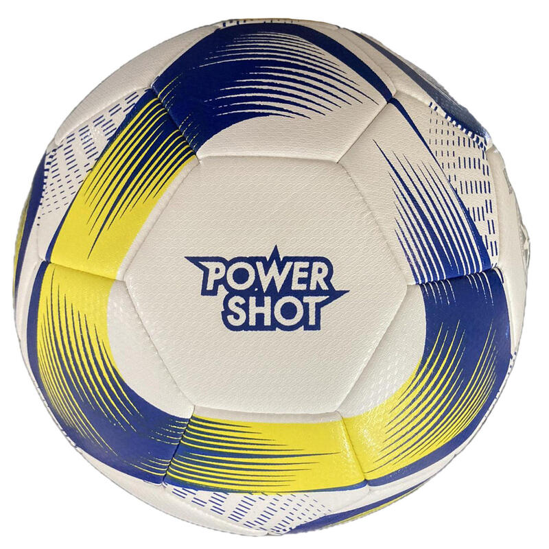 Ballon de football jaune et bleu - taille 4