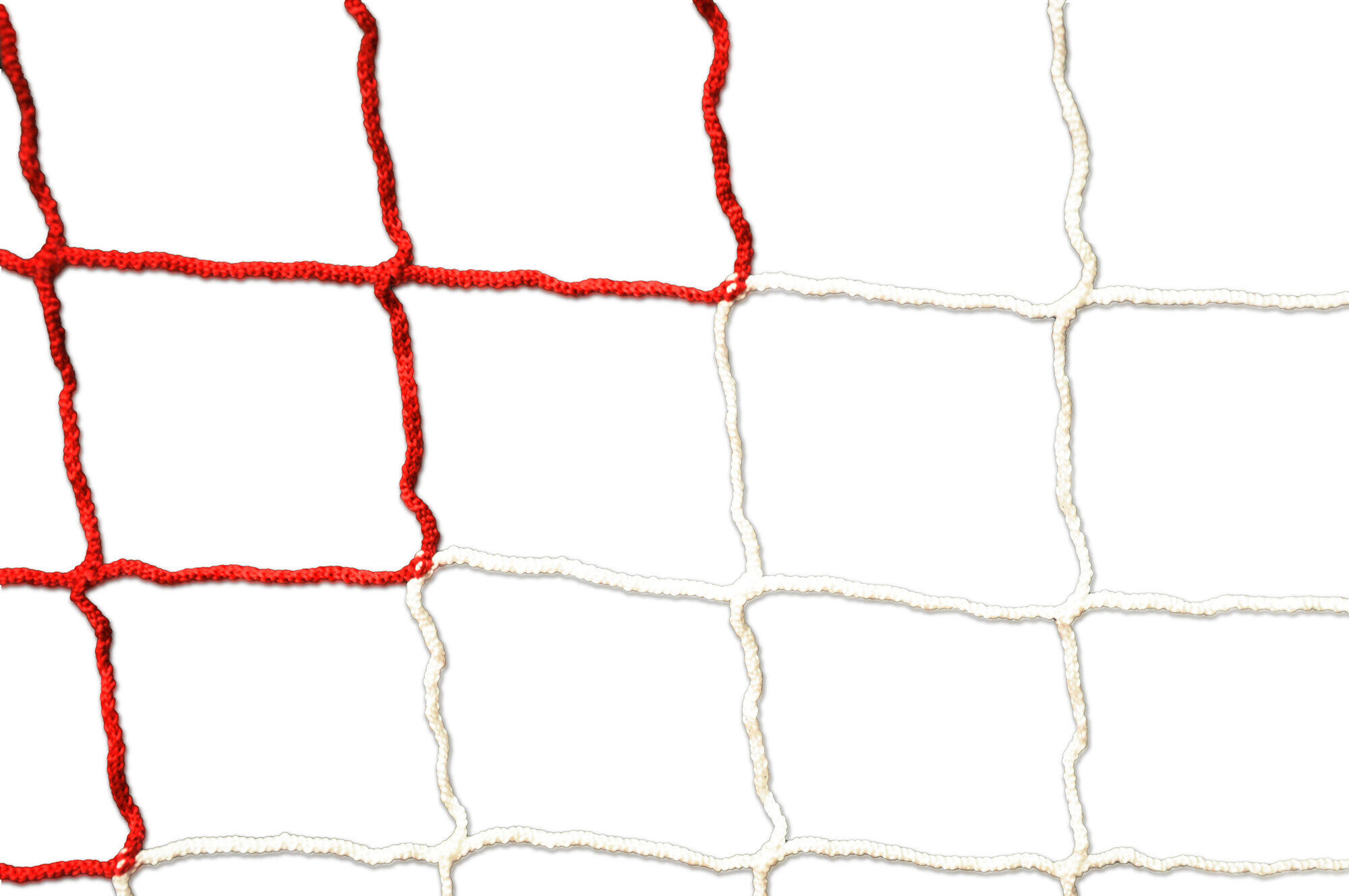 POWER SHOT Voetbalnet 3x2x0,5x1,2m - rood/wit