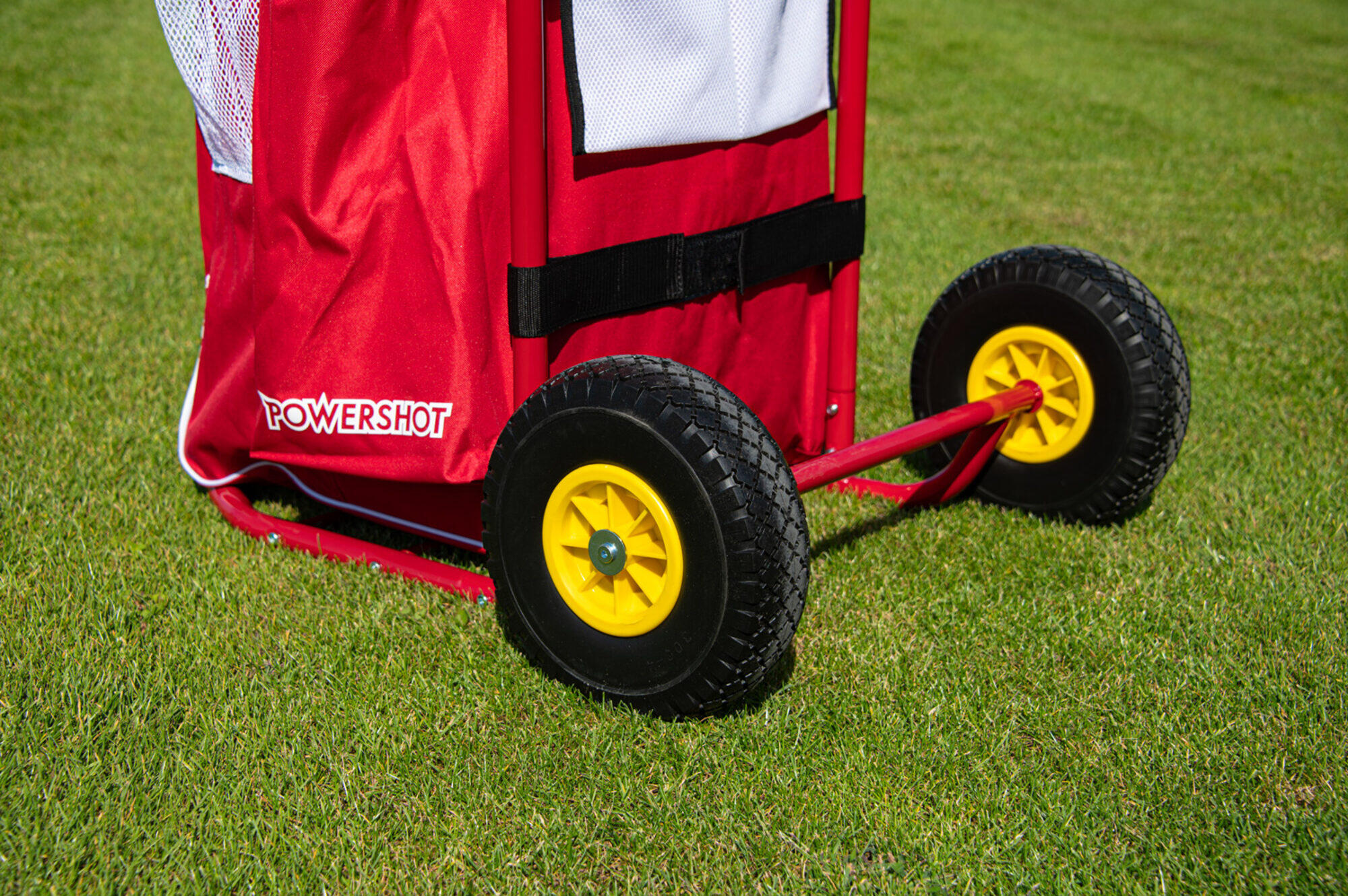 Chariot d’équipements multisport (rouge) - Idéal pour ranger votre matériel 4/8