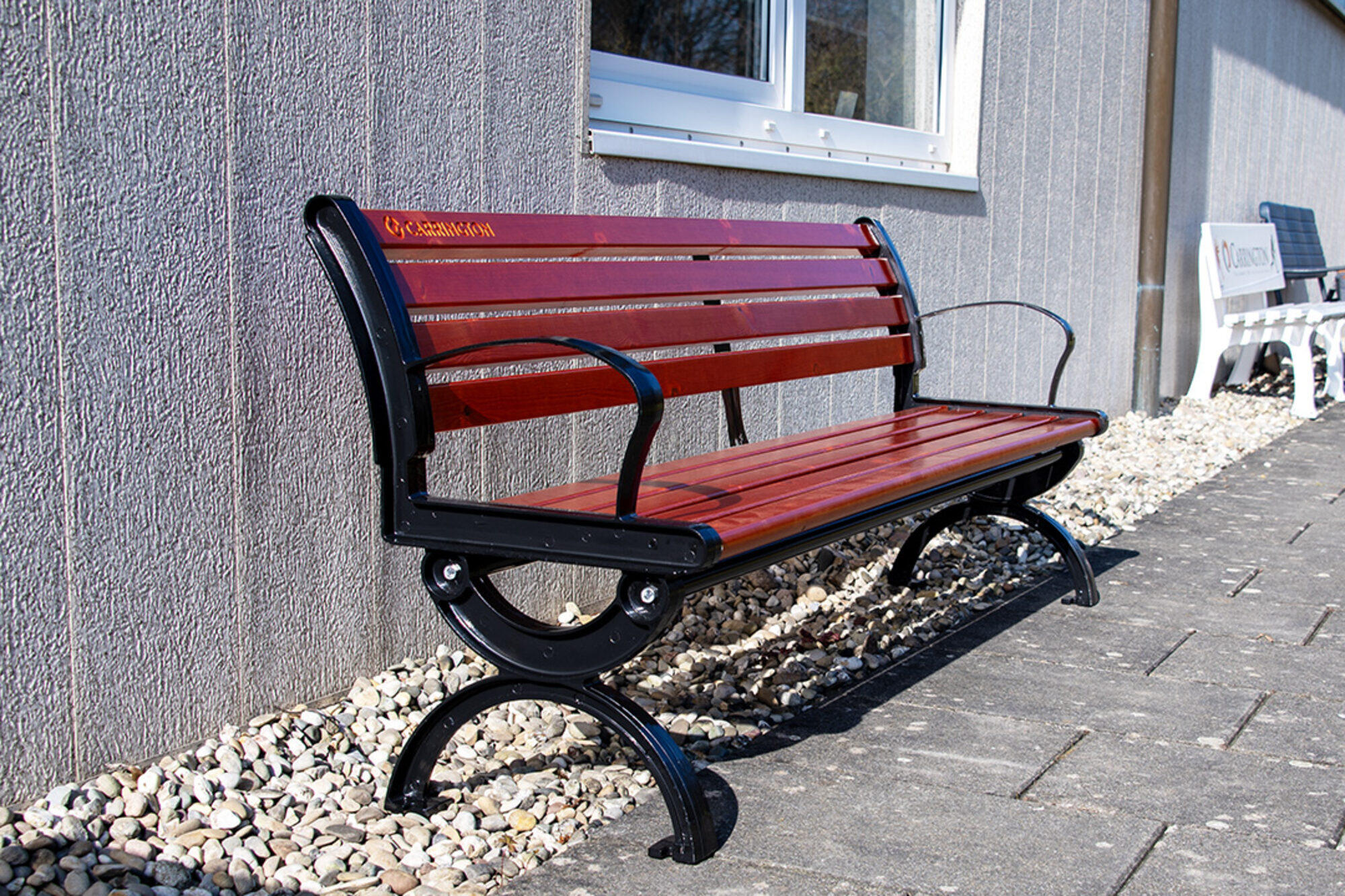 Bank mit Rückenlehne - 150cm 5/6