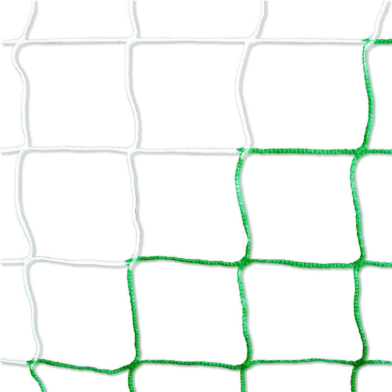 Siatka do piłki nożnej 3x2x0.5x1.2m - zielona/biała
