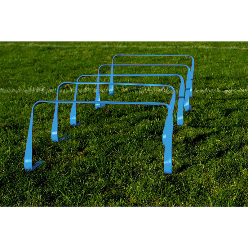 Zestaw 5 elastycznych płotków treningowych - 30 cm