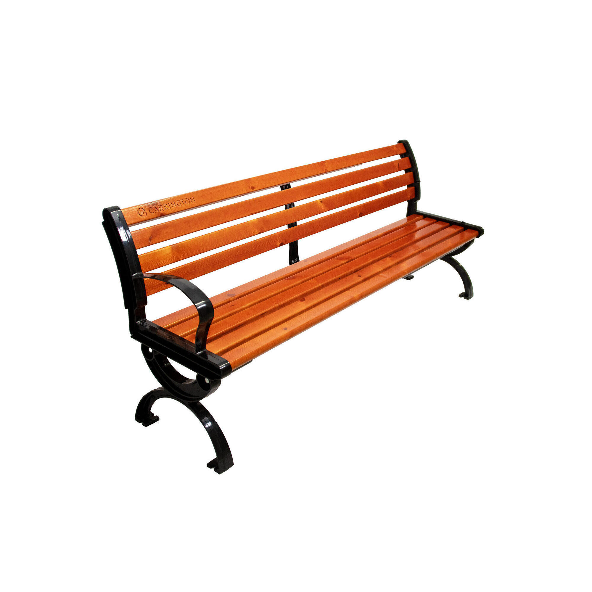 CARRINGTON Lavice s opěradlem - 180 cm