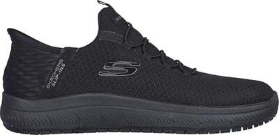 Scarpe da donna Skechers Summits work slip-ins nere