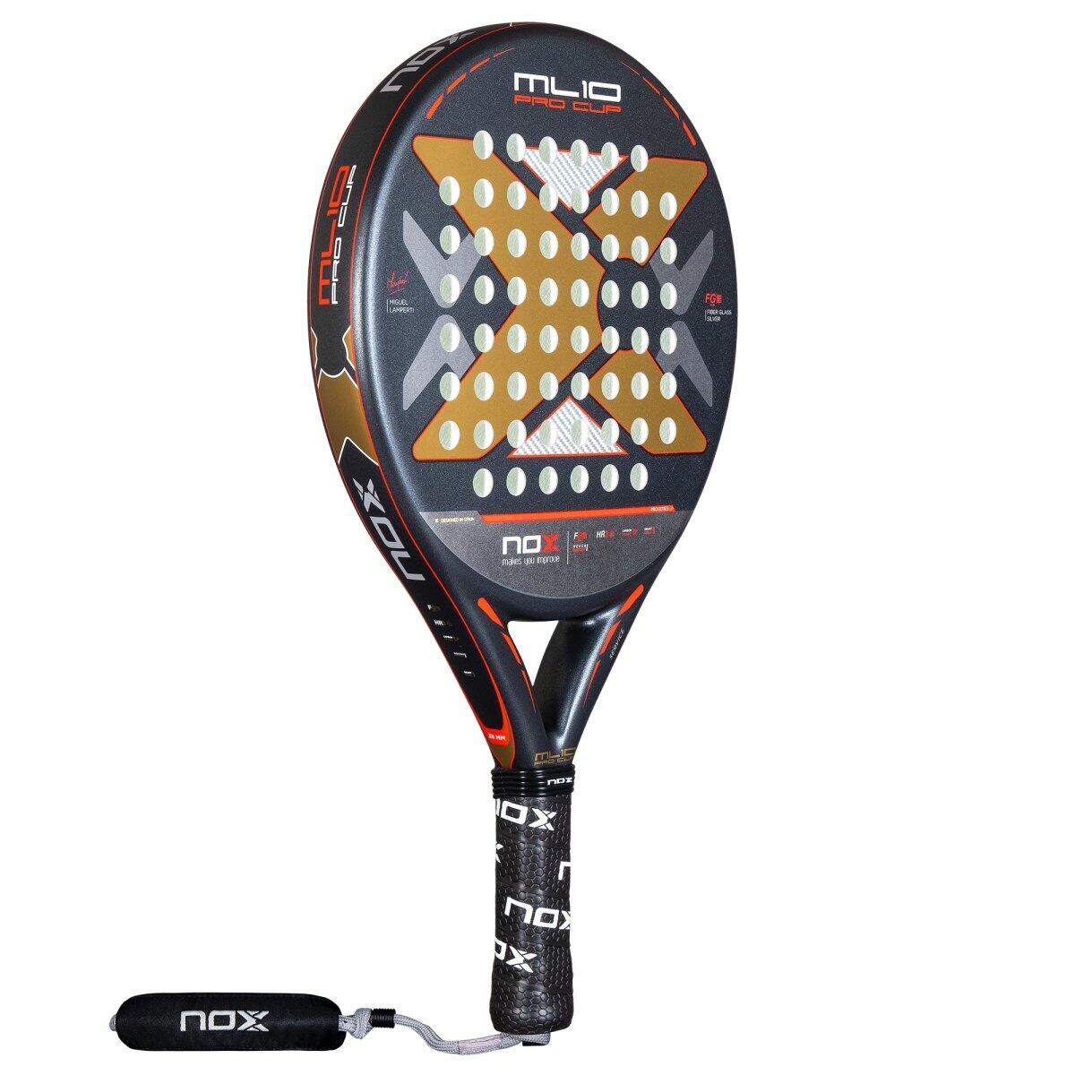 ML10 PRO CUP ROUGH SURFACE EDITION. A raquete de Miguel Lamperti 2/7