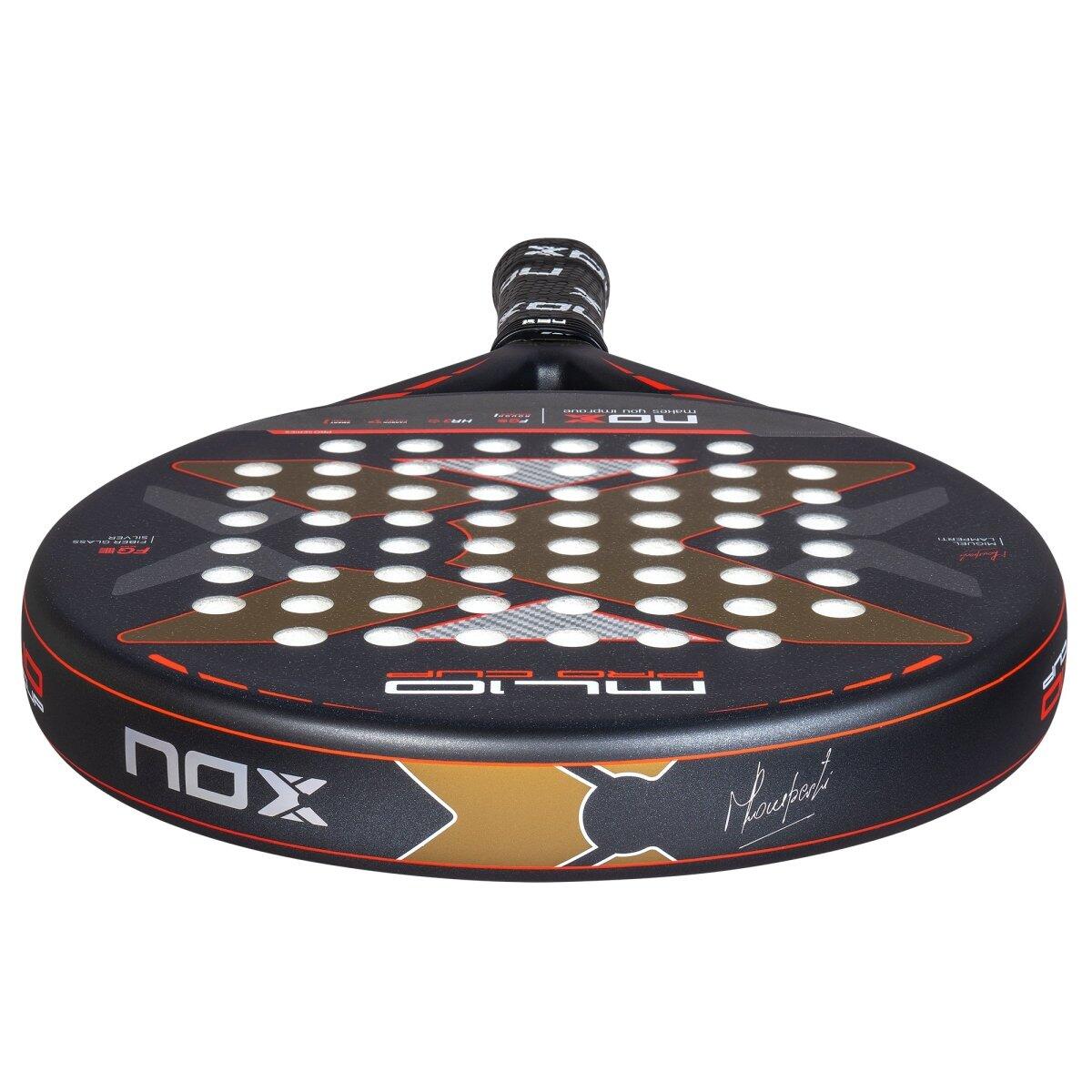 ML10 PRO CUP ROUGH SURFACE EDITION. A raquete de Miguel Lamperti 4/7