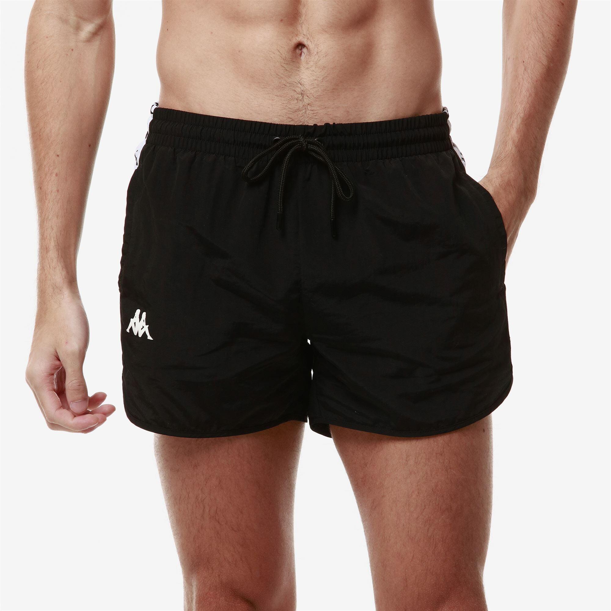 costume mare da bambino in nylon nero da nuoto 4/7