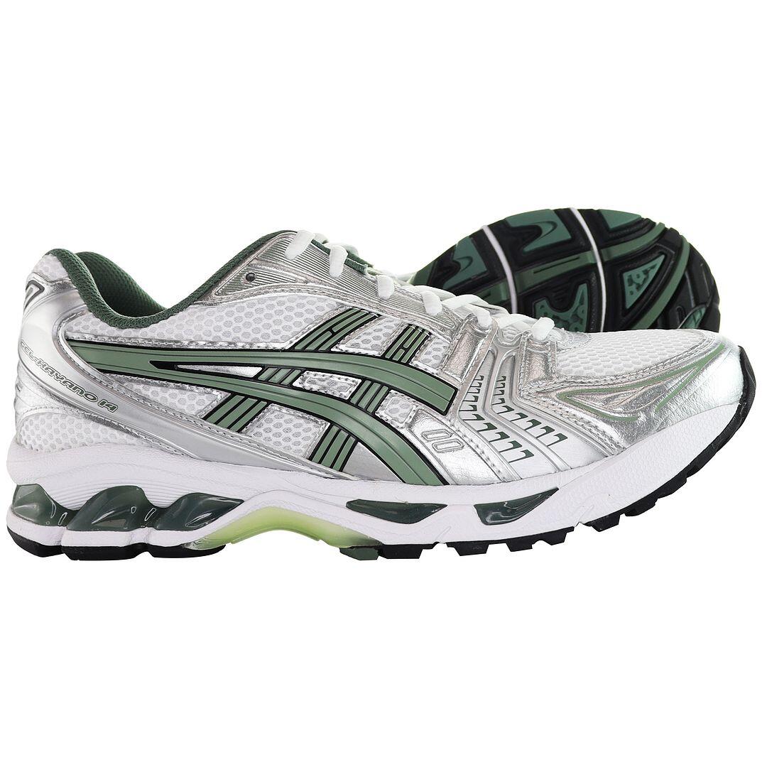 Gel-Kayano 14 White Pure Silver Slate Grey Sage 4/5