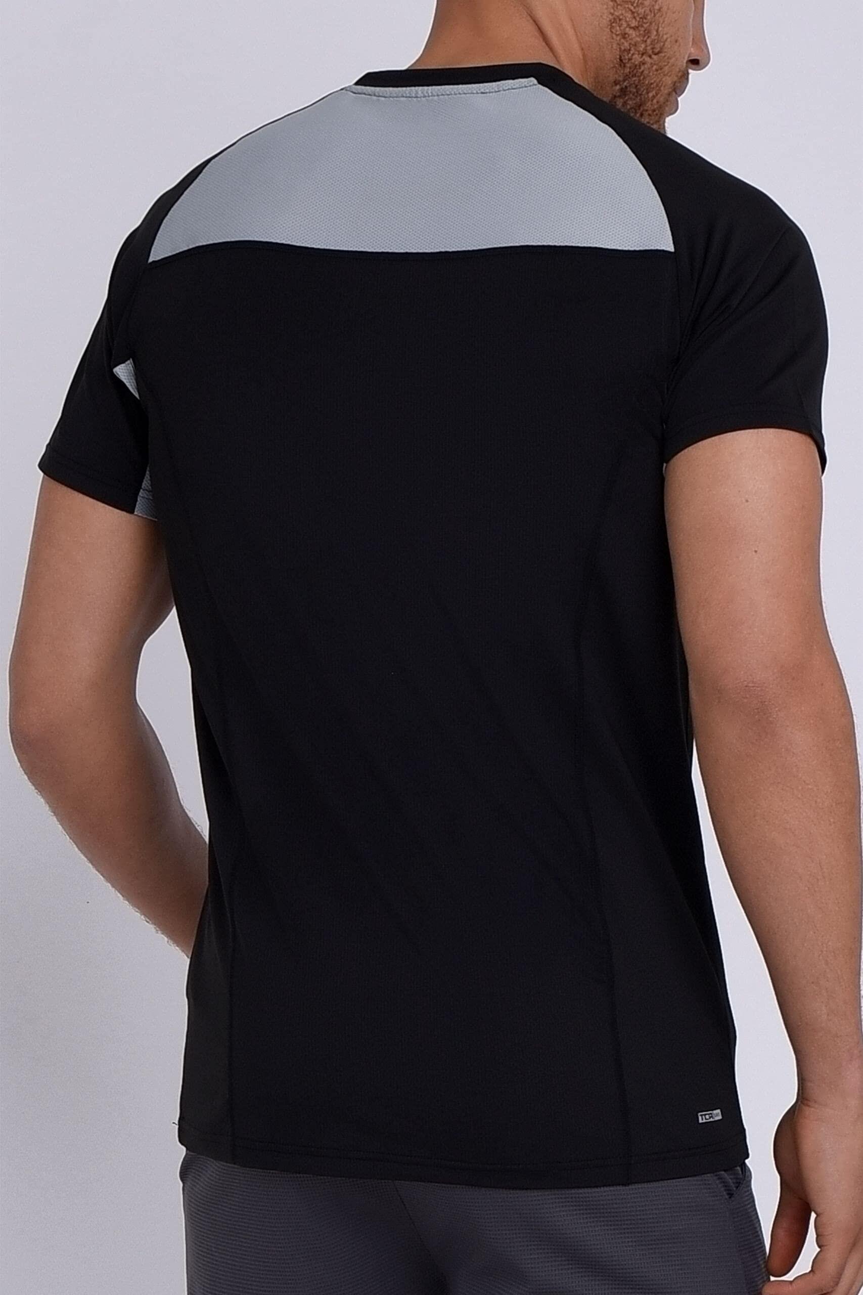 Quickdry Sport Tshirts für Herren Fitness - Kurzarm Sport Shirt für Männer 2/7