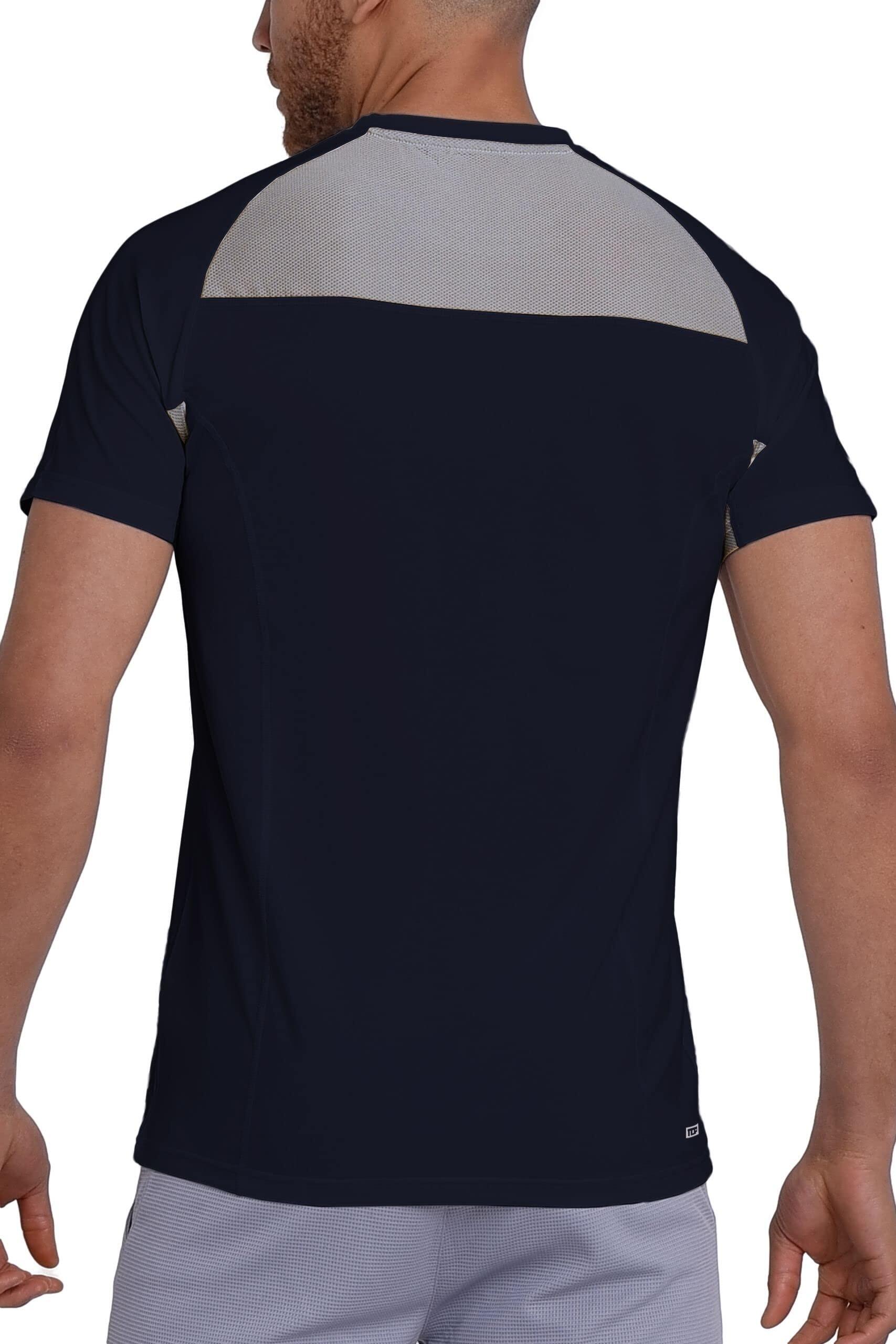 Heren T-shirt met korte mouwen en sneldrogend materiaal. 2/7