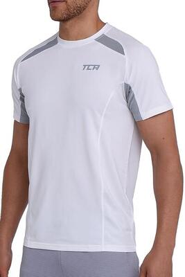 Heren t-shirt met korte mouwen en sneldrogend materiaal.