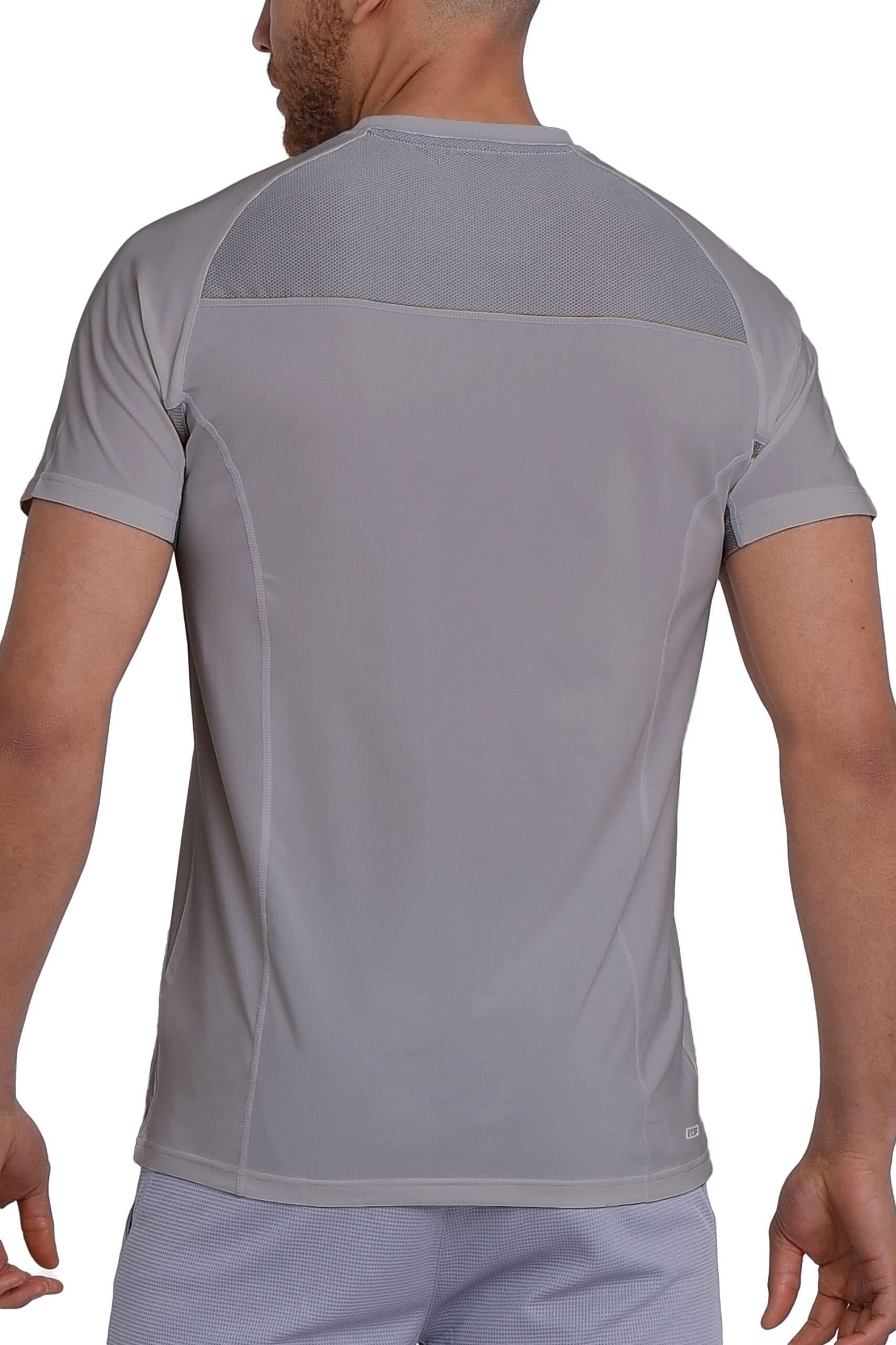 Heren T-shirt met korte mouwen en sneldrogend materiaal. 2/7