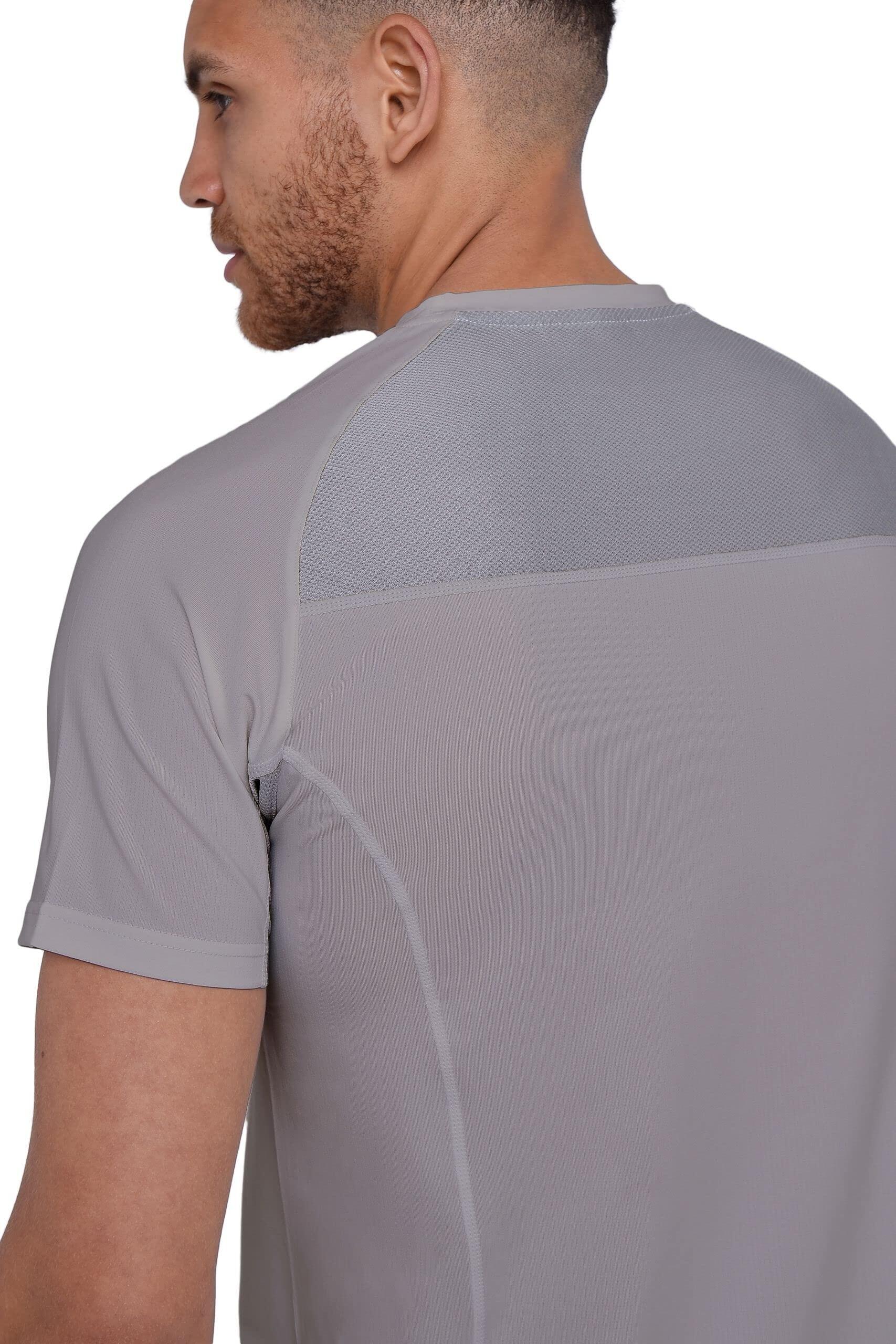 Heren T-shirt met korte mouwen en sneldrogend materiaal. 4/7