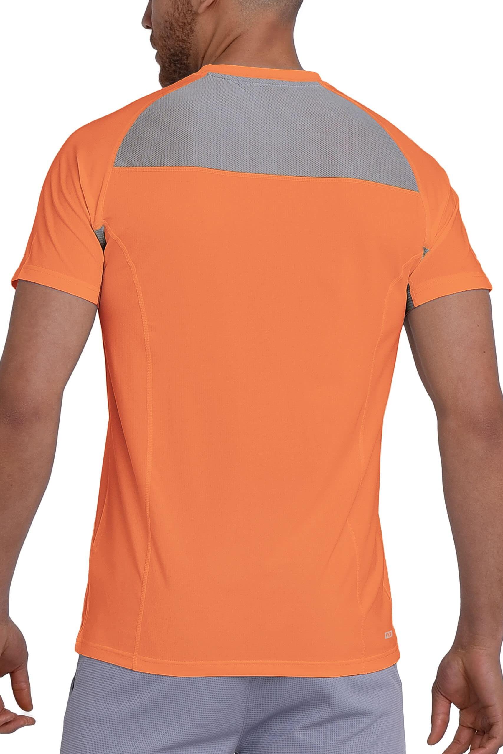 Heren T-shirt met korte mouwen en sneldrogend materiaal. 2/7