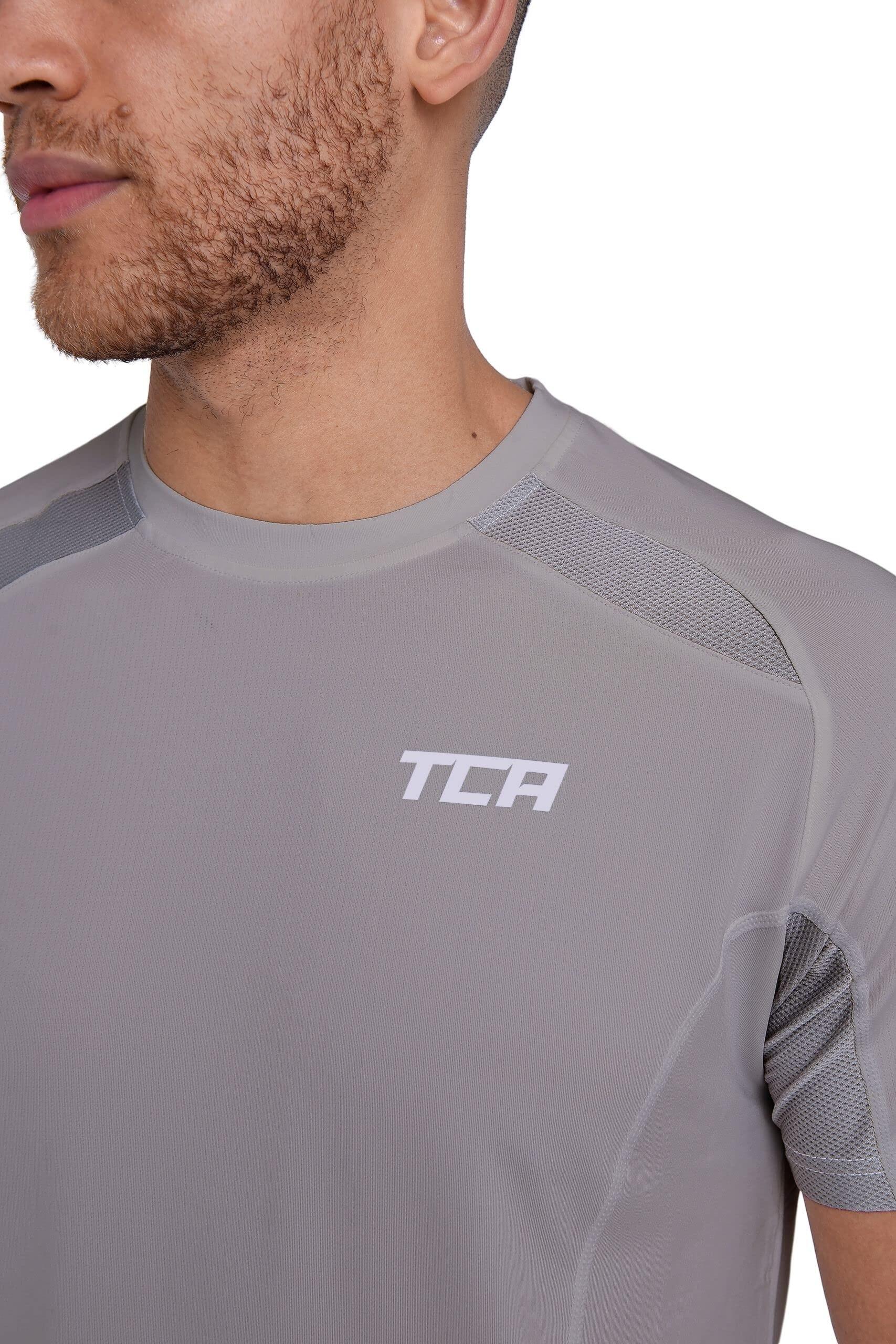 Heren T-shirt met korte mouwen en sneldrogend materiaal. 3/7