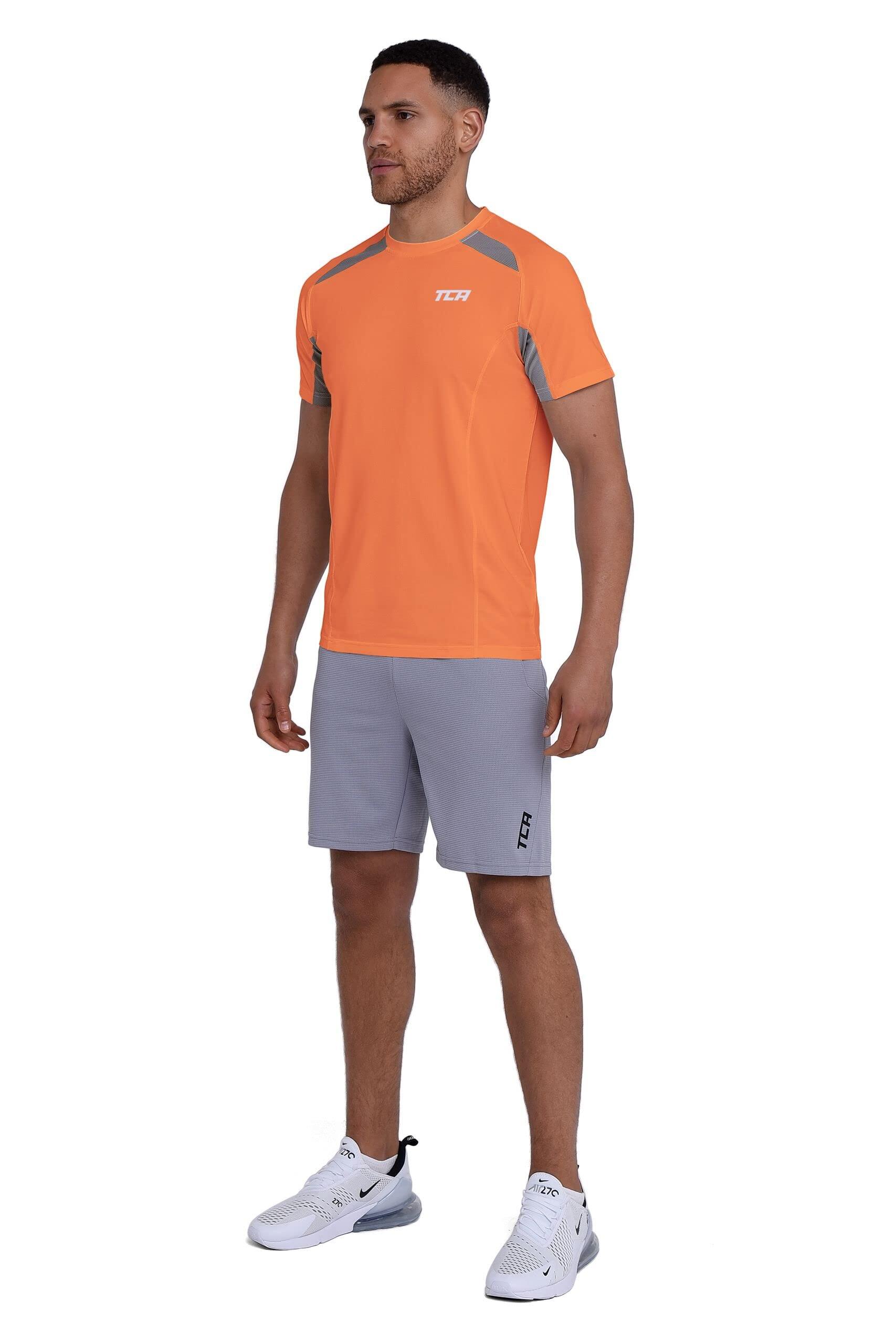 Heren T-shirt met korte mouwen en sneldrogend materiaal. 6/7