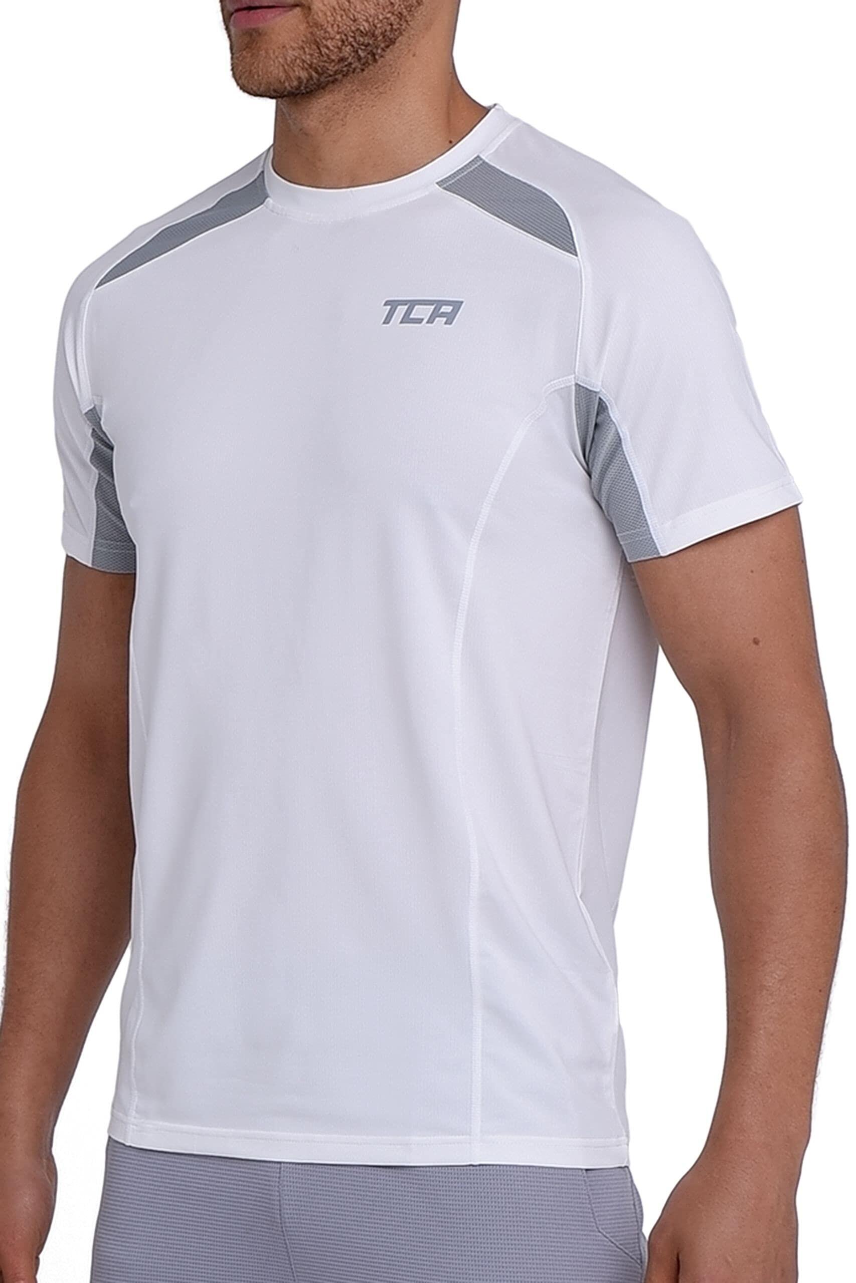 TCA Quickdry Sport Tshirts für Herren Fitness - Kurzarm Sport Shirt für Männer