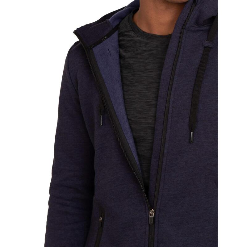 Sweat à Capuche Revolution Tech avec Poches à Fermeture Éclair pour Hommes