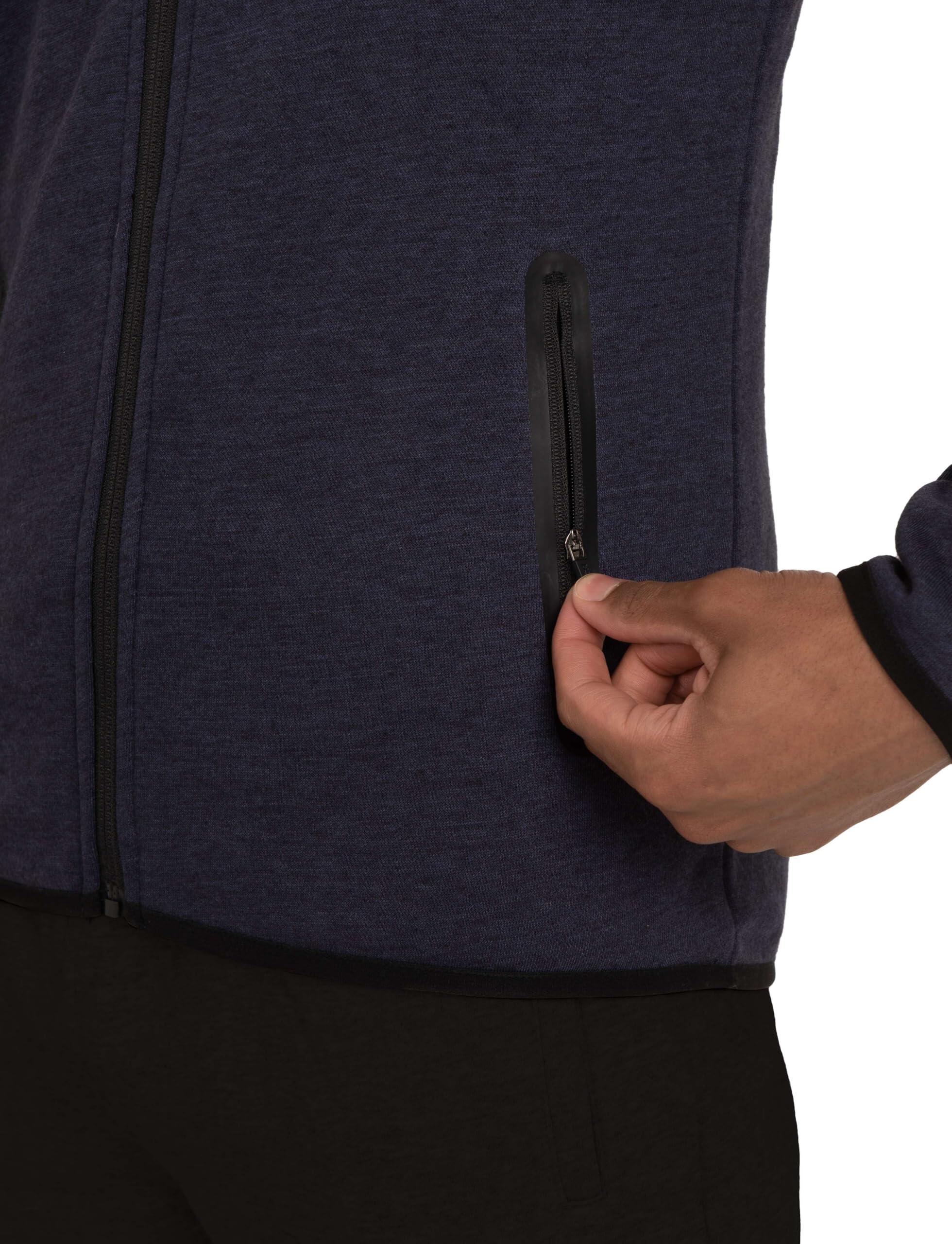 Men’s Revolution Tech Hoodie with Zip Pockets - Navy Marl 5/7