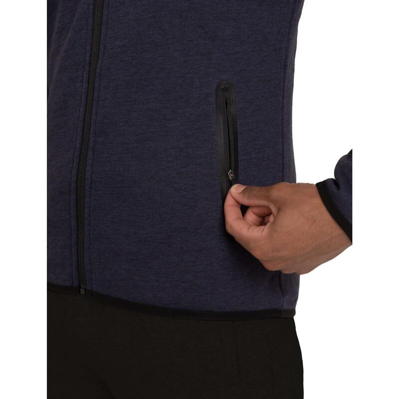 Sweat à Capuche Revolution Tech avec Poches à Fermeture Éclair pour Hommes