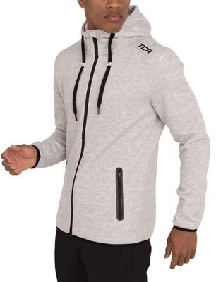 Heren revolution tech hoodie met ritssluiting zakken