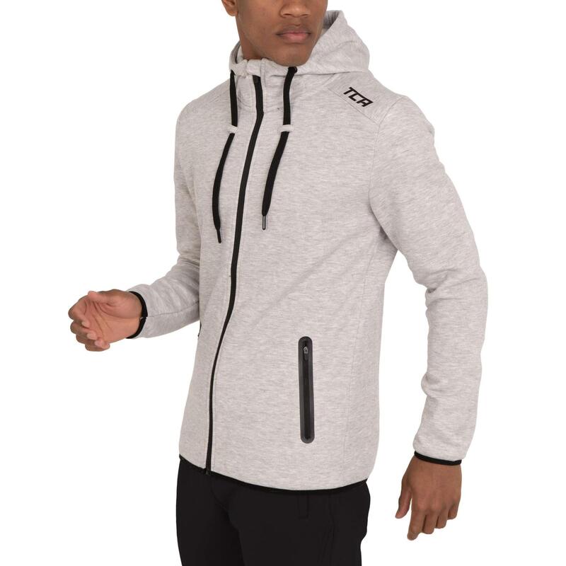 Sweat à Capuche Revolution Tech avec Poches à Fermeture Éclair pour Hommes
