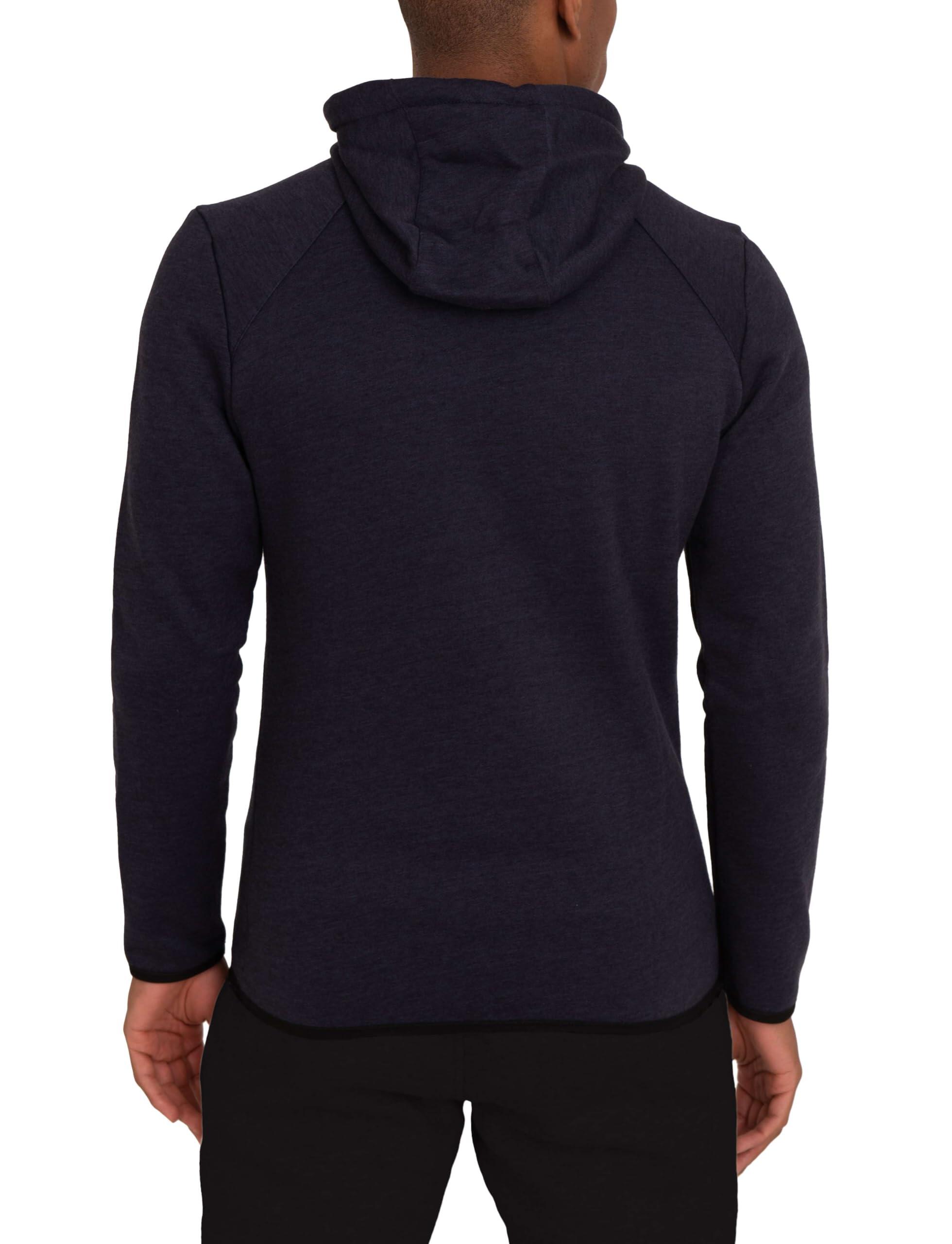 Men’s Revolution Tech Hoodie with Zip Pockets - Navy Marl 2/7