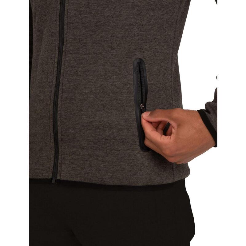 Sweat à Capuche Revolution Tech avec Poches à Fermeture Éclair pour Hommes