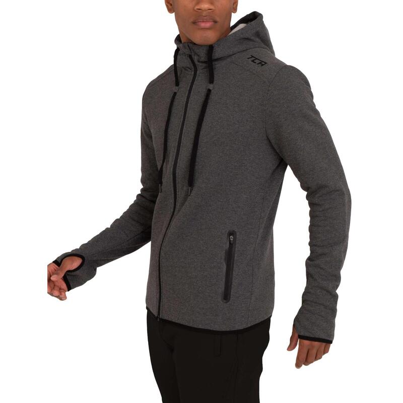 Sweat à Capuche Revolution Tech avec Poches à Fermeture Éclair pour Hommes