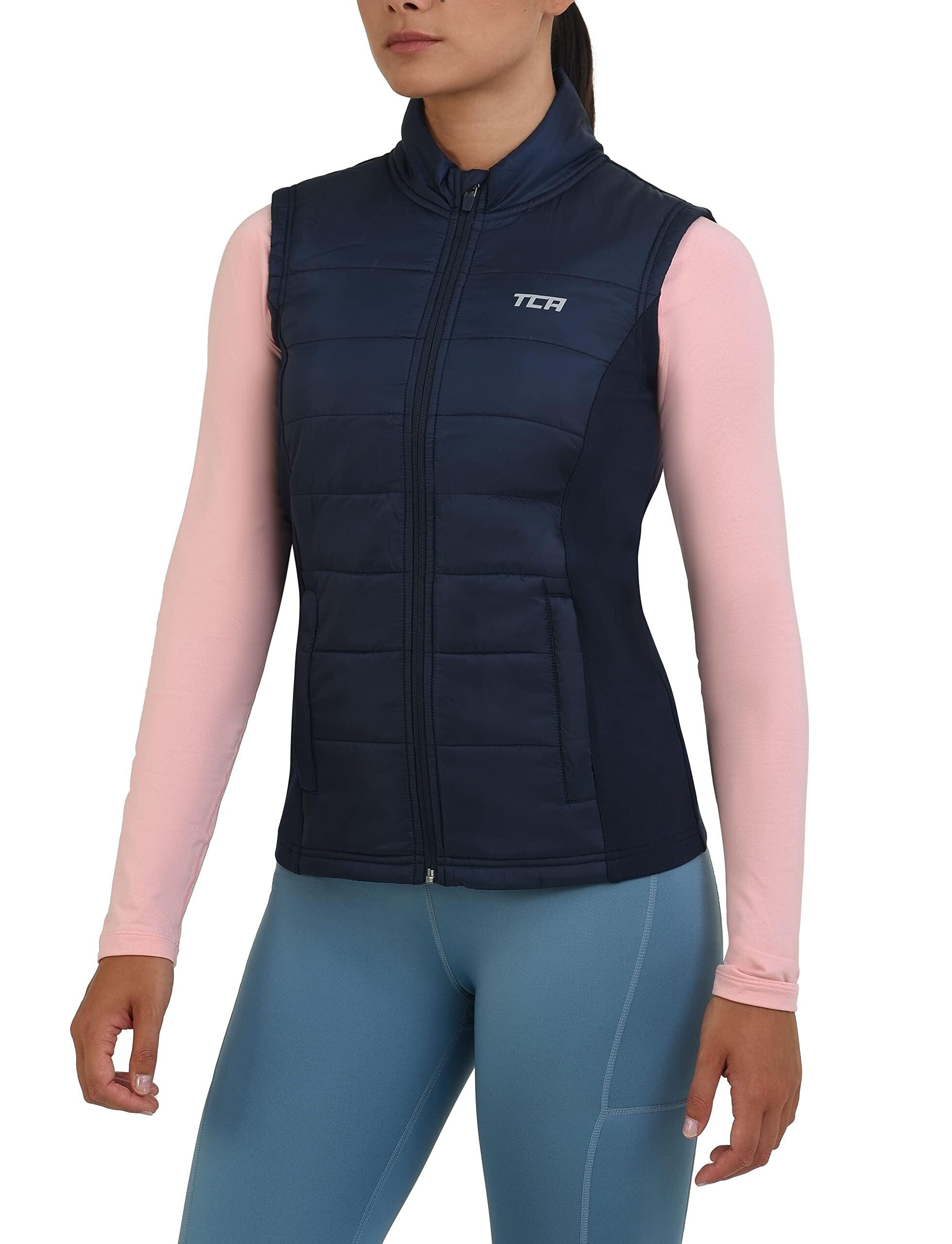 TCA Dames Excel Winter Gilet met ritssluiting zakken