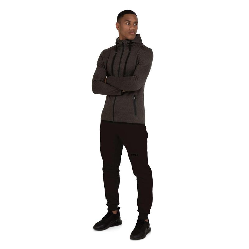 Sweat à Capuche Revolution Tech avec Poches à Fermeture Éclair pour Hommes