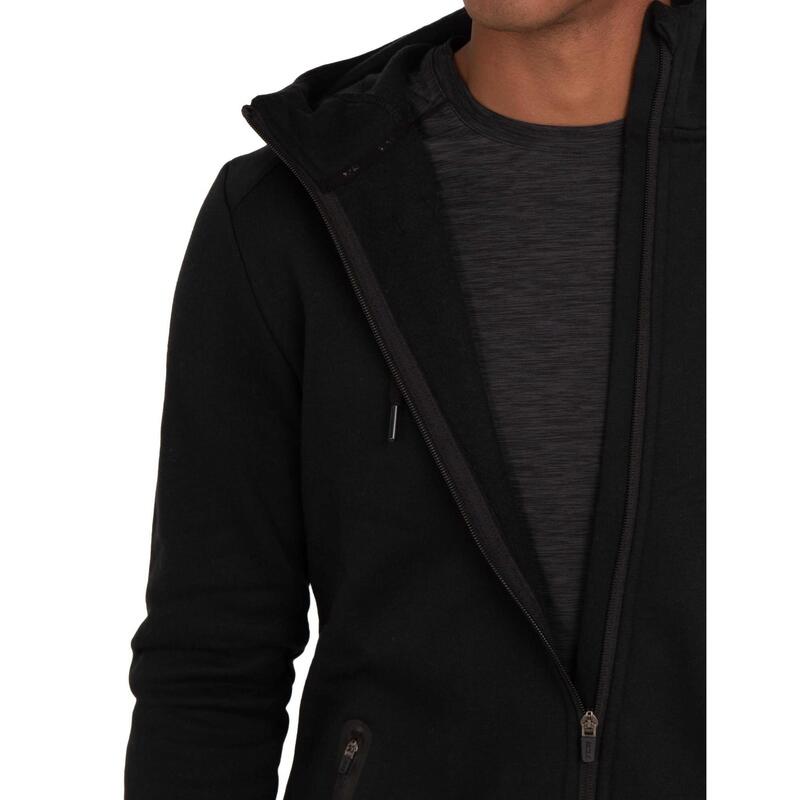 Sweat à Capuche Revolution Tech avec Poches à Fermeture Éclair pour Hommes