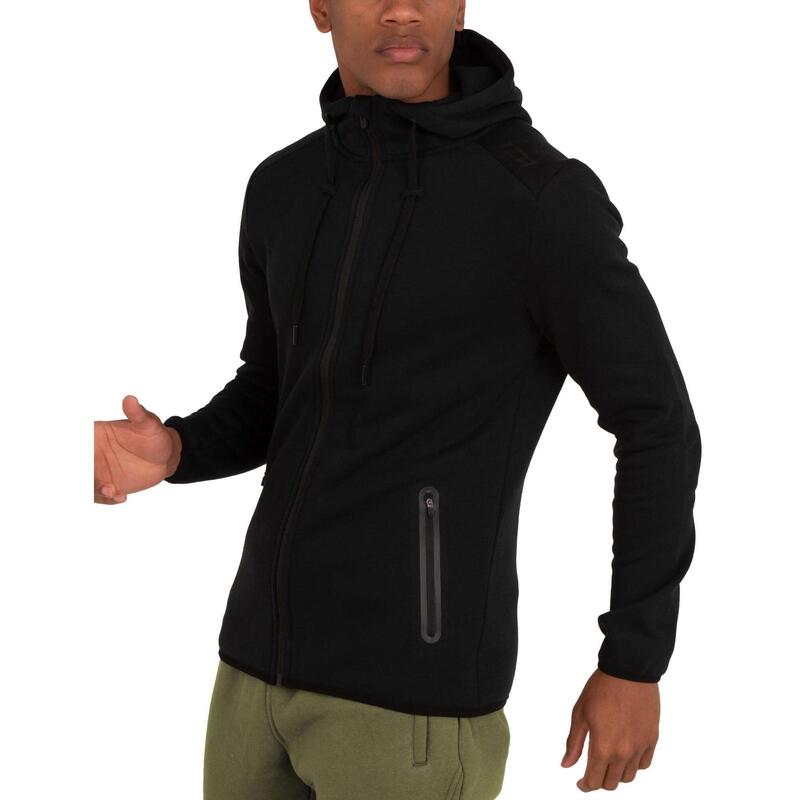 Sweat à Capuche Revolution Tech avec Poches à Fermeture Éclair pour Hommes