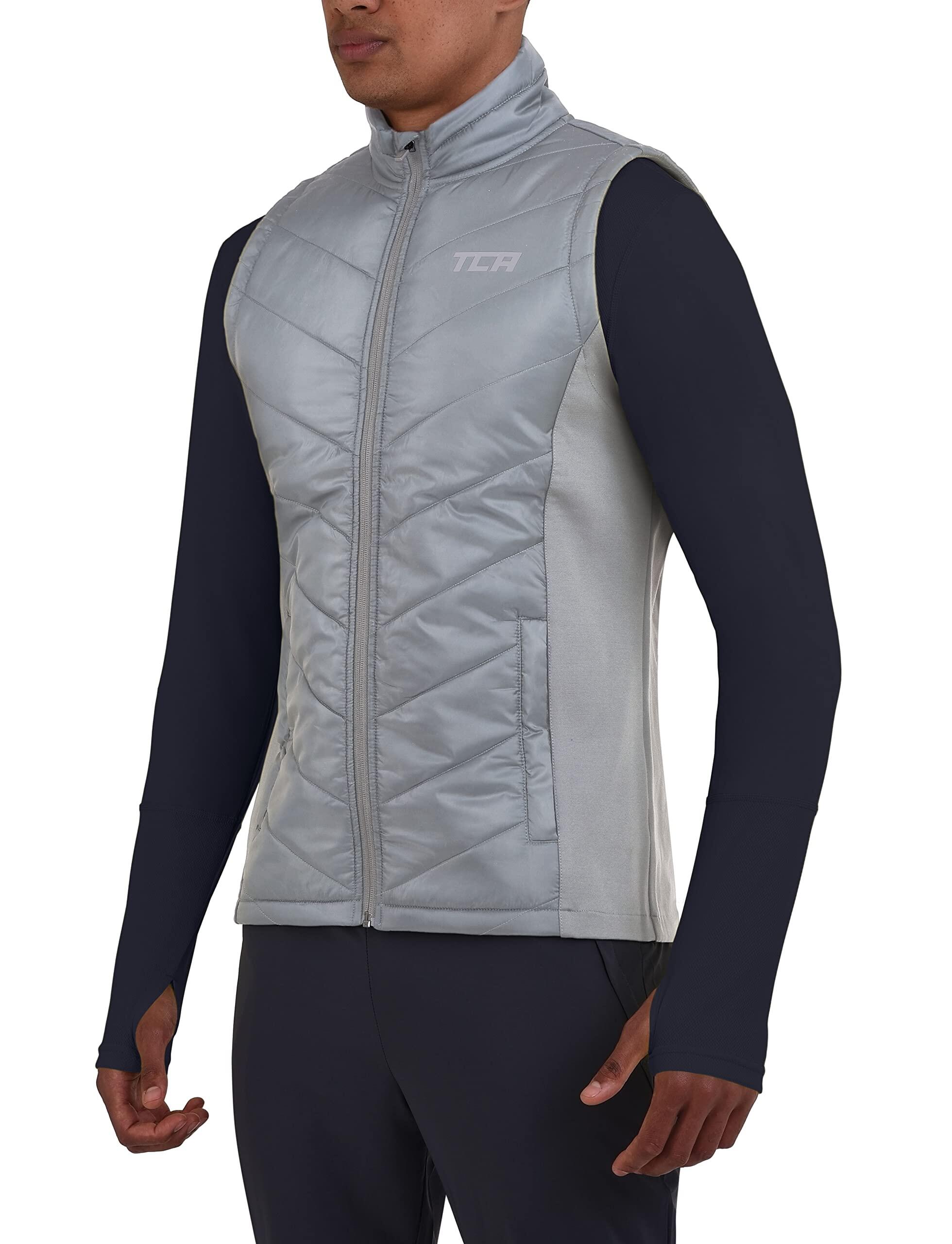 TCA Heren Excel Winter Gilet met ritssluiting zakken