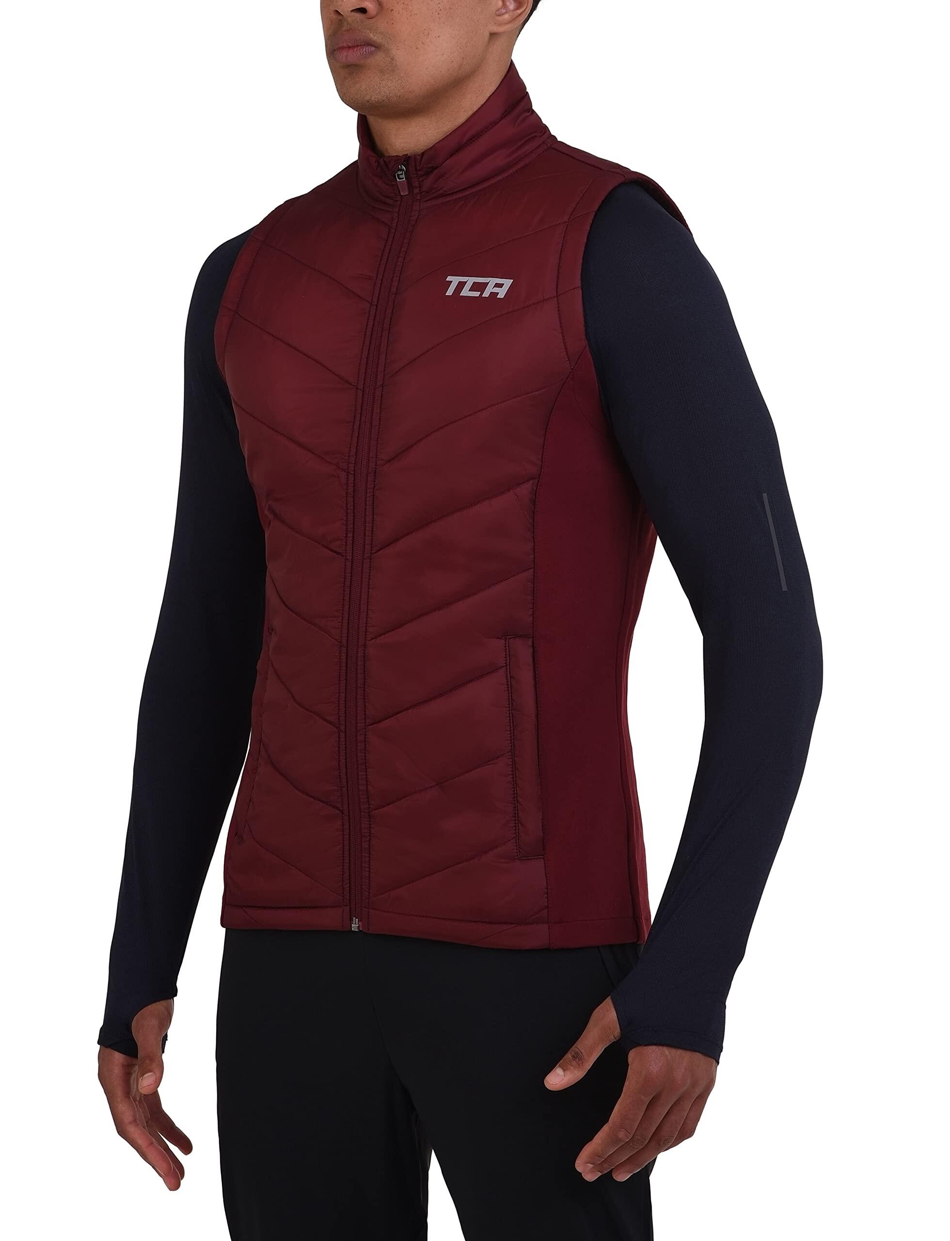 TCA Heren Excel Winter Gilet met ritssluiting zakken