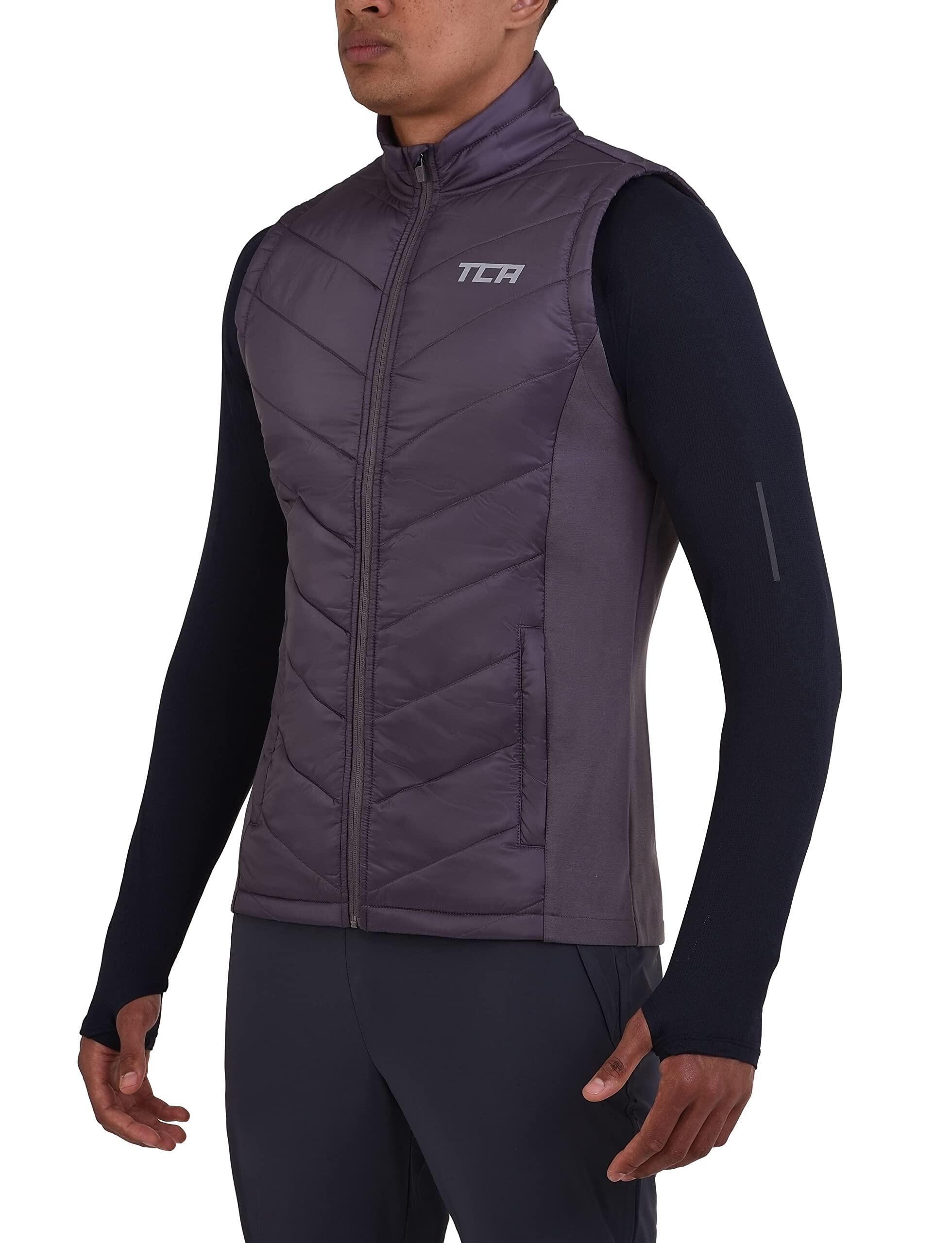 TCA Heren Excel Winter Gilet met ritssluiting zakken