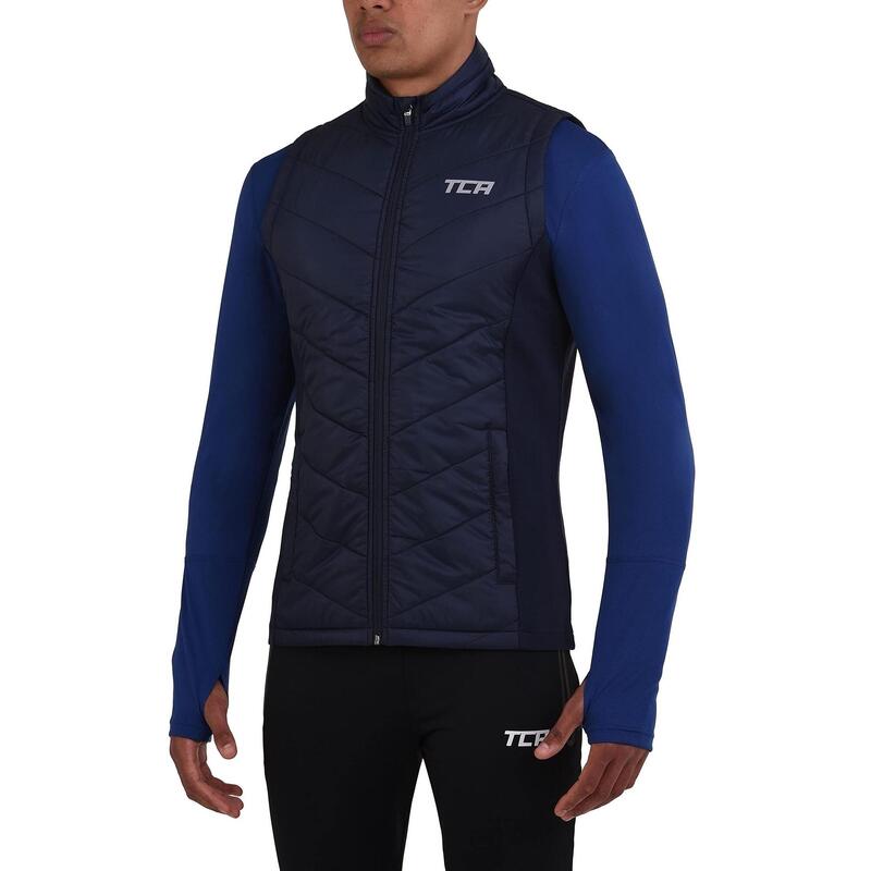 Heren Excel Winter Gilet met ritssluiting zakken