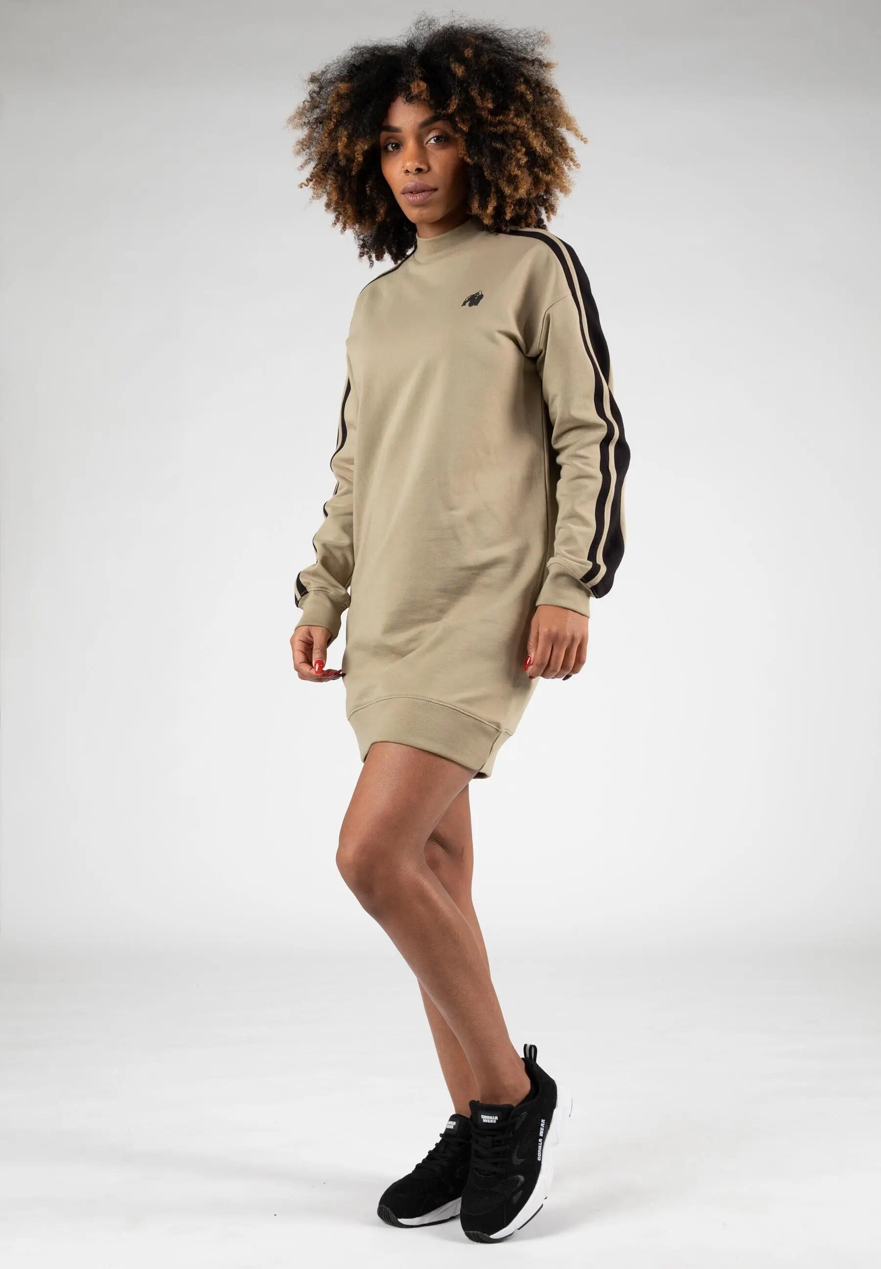 Isabella Vestido de sudadera - Beige 3/6