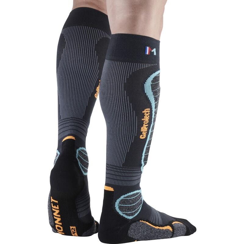 GELPROTECH SKI - Chaussettes de ski avec protection du tibia en gel. 4/5