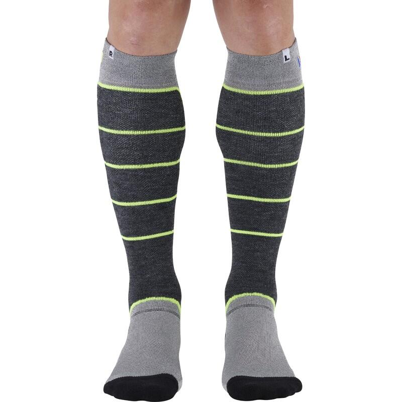 Fusion - Chaussettes de ski avec fil d'argent - Protection thermique