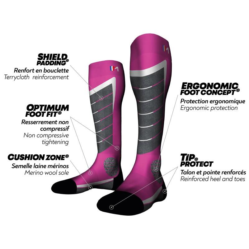 Access ski alpin pink socks 5/5