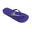 Tongs pour femmes Brasileras de couleur violet avec semelle en gomme
