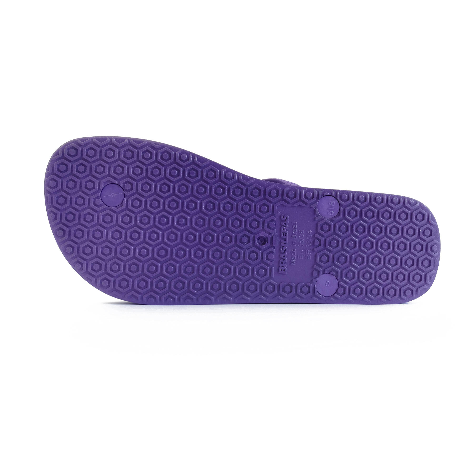 Chanclas De Playa De Mujer Brasileras Dedo Lila suela goma Antideslizante 4/5