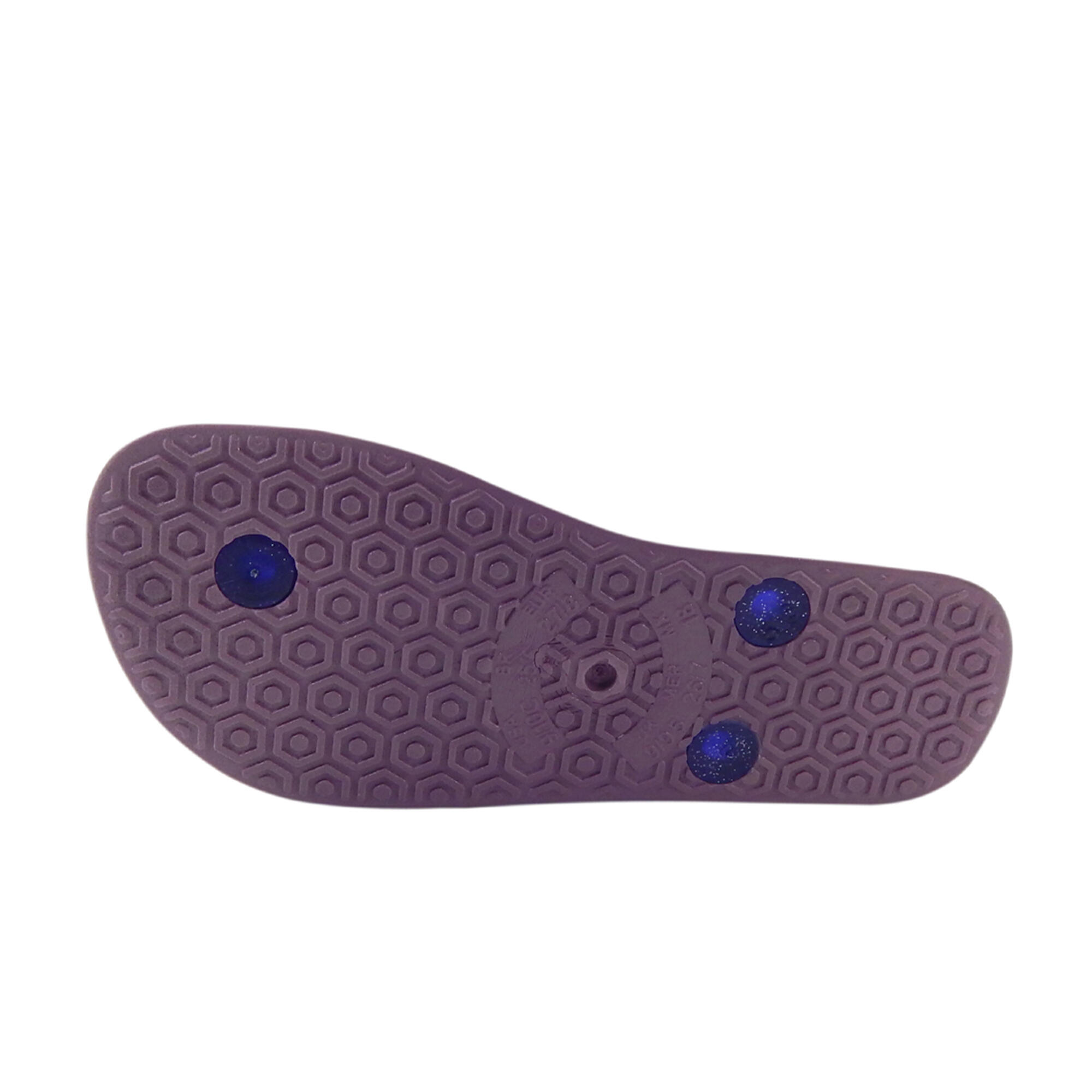 Tongs pour Enfants Brasileras de couleur violet avec semelle en gomme 5/5