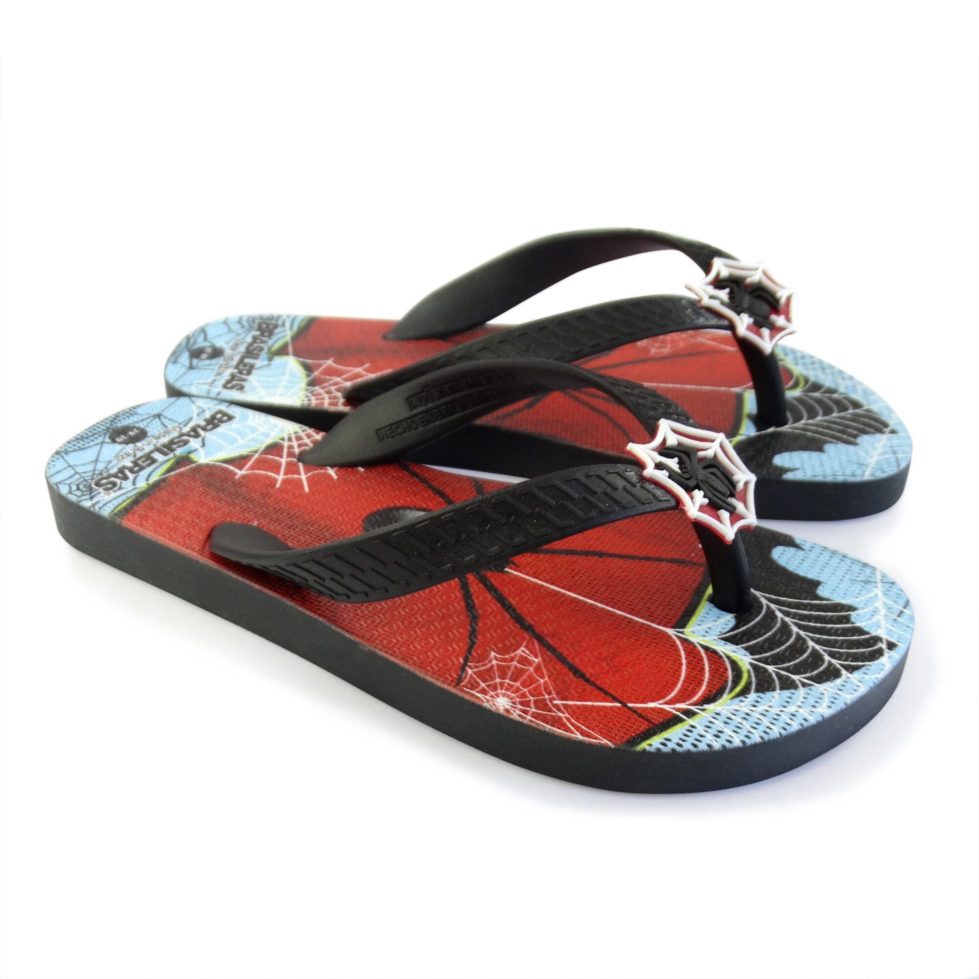 Chanclas De Playa De Niño Brasileras Dedo Negro suela goma Antideslizante 4/5